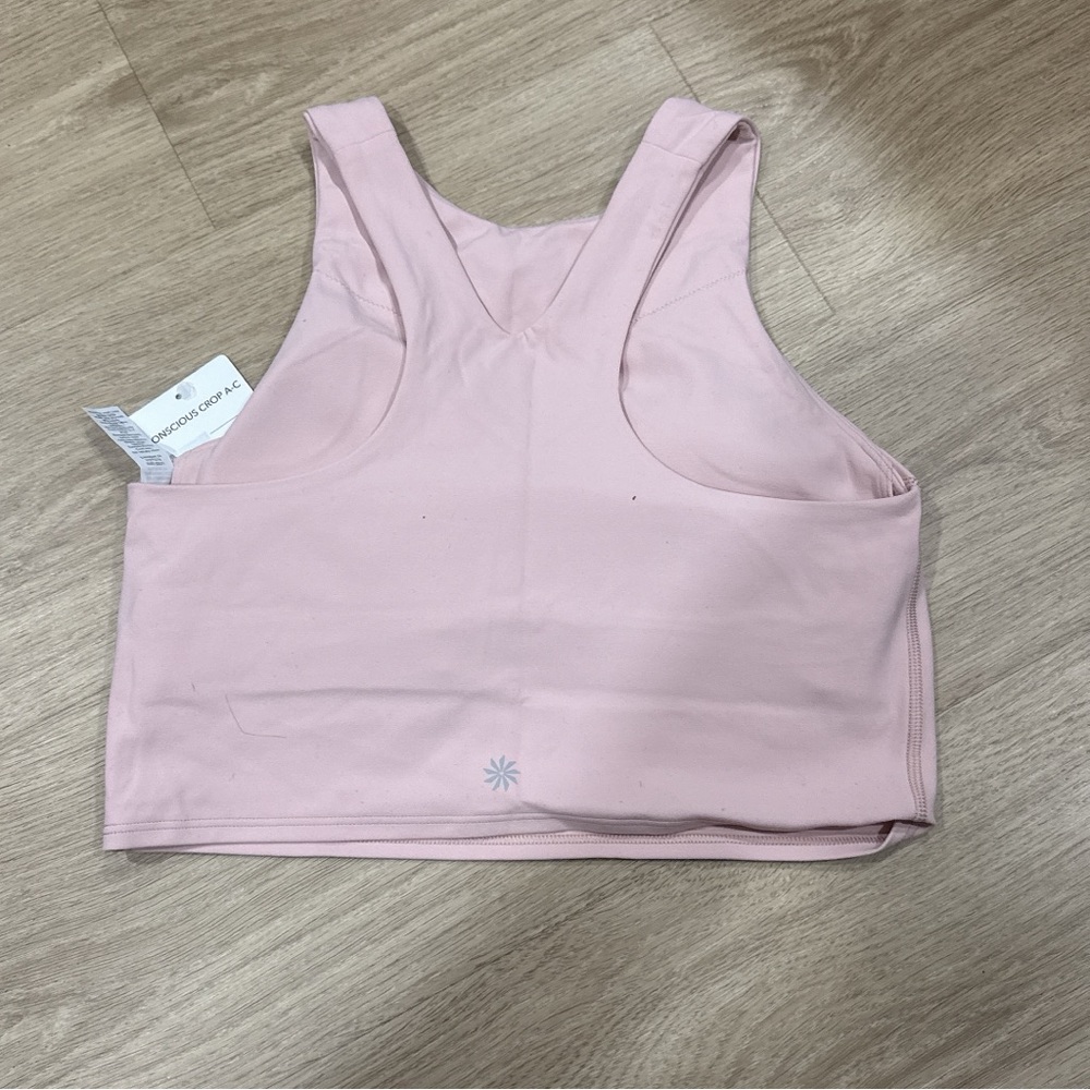 NWT Athleta Light Pink Athletic Top - Picture 2 of 3